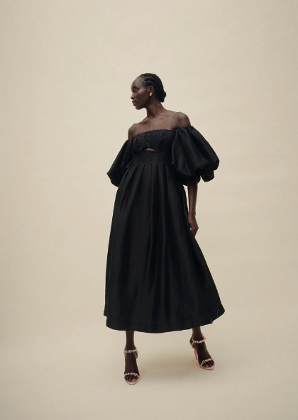 Black off the 2024 shoulder dress australia