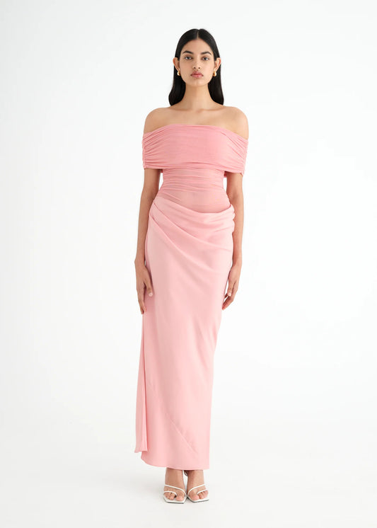 Benni Nico Off Shoulder Maxi Dress