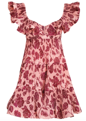 Zimmermann Lovestruck Pleated Mini Dress – Finn Boutique Australia
